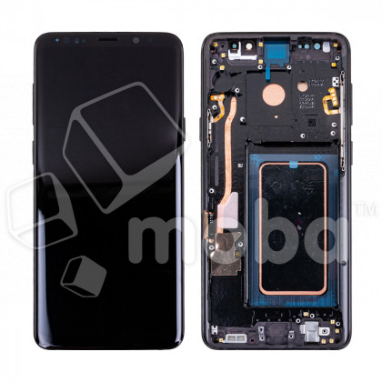 Дисплей для Samsung Galaxy S9+ (G965F) модуль с рамкой Черный - (OLED)