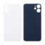 Задняя крышка для iPhone 12 mini (A2399) Белый (стекло, широкий вырез под камеру, логотип)