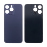 Задняя крышка для iPhone 14 Pro Max (A2895) Темно-фиолетовый (стекло, узкий вырез под камеру, логотип) - Премиум