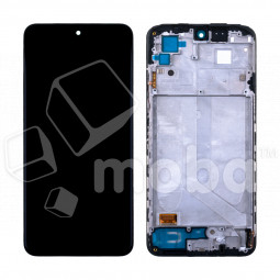 Дисплей для Xiaomi Redmi Note 10/10S/Poco M5s (M2101K7AG/M2101K7BNY/M2102K7AG/2207117BPG) модуль с рамкой Черный - OR (SP)