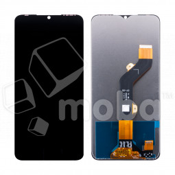 Дисплей для Infinix Hot 20i (X665E) в сборе с тачскрином Черный - Оптима