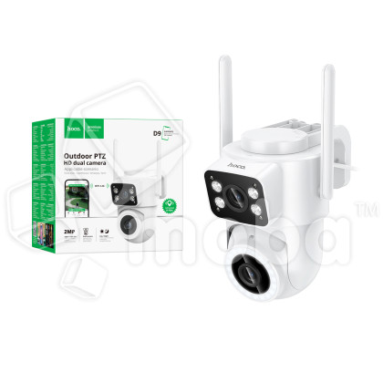Камера видеонаблюдения Hoco D9 (Bluetooth, Wi-Fi, Full HD 1920×1080) Белый