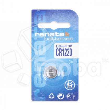 Батарейка CR1220 Renata Lithium 3V
