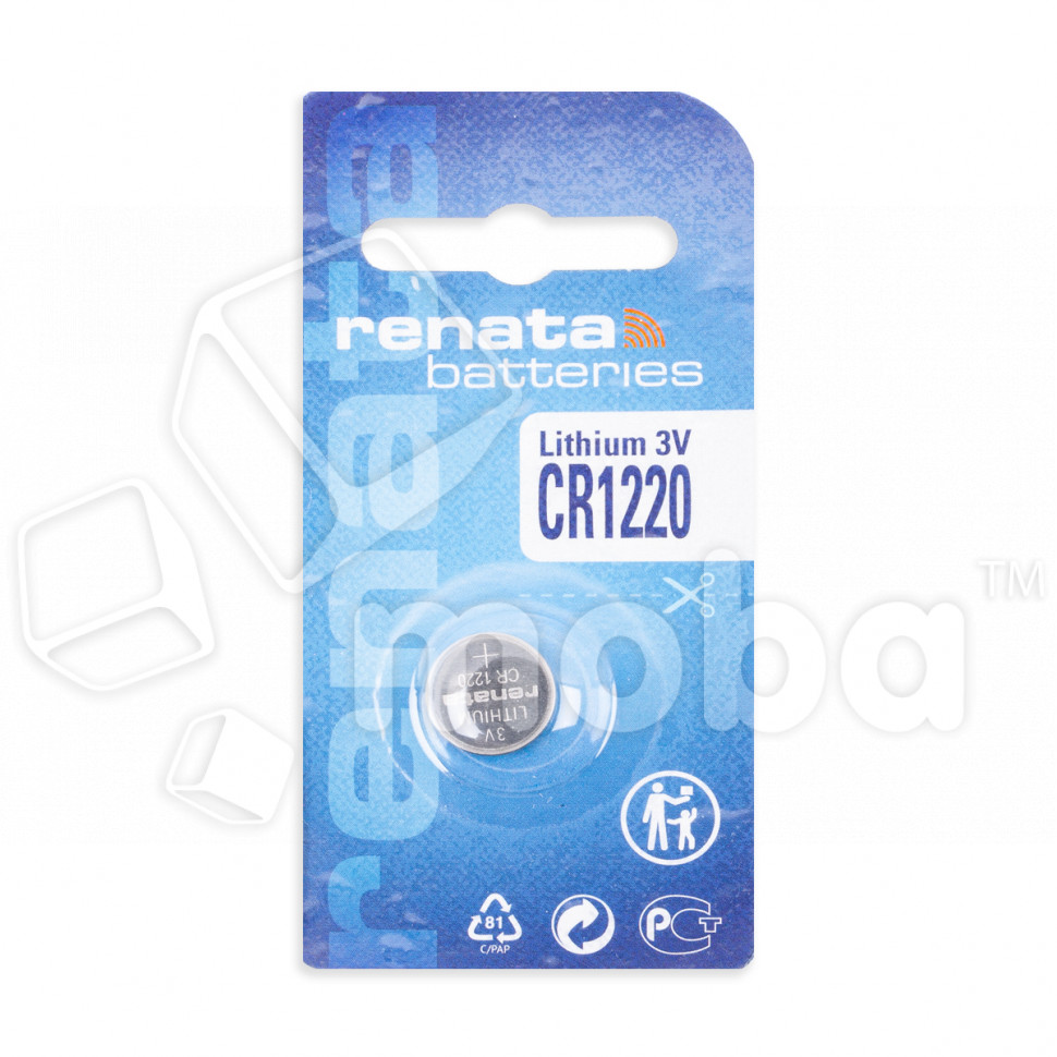 Батарейка CR1220 Renata Lithium 3V