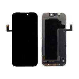 Дисплей для iPhone 17 Pro Max (A3526) в сборе с тачскрином Черный - (Soft OLED, Full HD, 120 Гц) (с верификацией = с привязкой без ошибки)