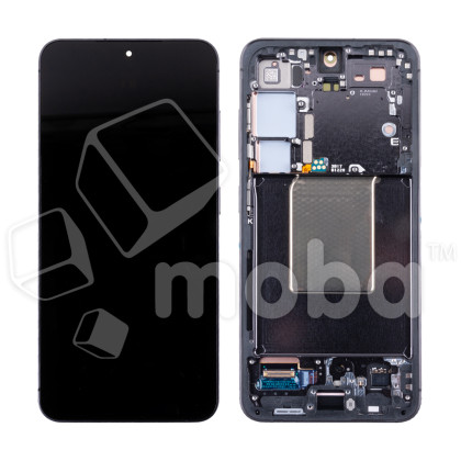Дисплей для Samsung Galaxy S24 (S921B) модуль с рамкой Черный - OR (SP)