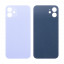 Задняя крышка для iPhone 12 (A2403) Фиолетовый (стекло, монолит, широкий вырез под камеру, логотип) - Премиум
