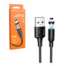 Кабель USB - Lightning Borofone BX41 (2.4A, магнитный) Черный