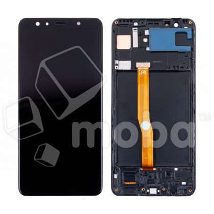 Дисплей для Samsung Galaxy A7 2018 (A750F) модуль с рамкой Черный - (OLED)