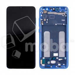Дисплей для Xiaomi Mi 9 Lite (M1904F3BG) модуль с рамкой Синий - OR