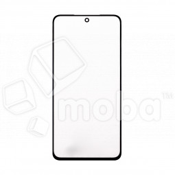 Стекло для переклейки Samsung Galaxy S21 FE (G990B) в сборе с OCA пленкой Черный - OR (Mitsubishi)