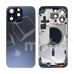 Корпус для iPhone 15 Pro Max (A3106) (1 Sim) Синий - Премиум