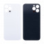 Задняя крышка для iPhone 12 Pro (A2407) Белый (стекло, монолит, широкий вырез под камеру, логотип) - Премиум