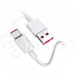 Кабель USB - Type-C для Xiaomi (6A, 120W, чип Turbo Charger) (тех.упак.) Белый - OR