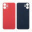 Задняя крышка для iPhone 12 mini (A2399) Красный (стекло, широкий вырез под камеру, логотип)