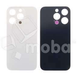 Задняя крышка для iPhone 14 Pro (A2891) Золото (стекло, узкий вырез под камеру, логотип) - Премиум