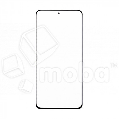 Стекло для переклейки Samsung Galaxy S21 (G991B) в сборе с OCA пленкой Черный - OR (Mitsubishi)