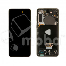Дисплей для Samsung Galaxy S21+ (G996B) модуль с рамкой Черный - OR (SP)