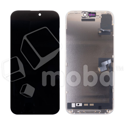 Дисплей для iPhone 16 Pro Max (A3296) в сборе с тачскрином Черный - OR (SP) (с верификацией “Новая запчасть”)