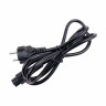 Кабель питания CEE 7/7 - IEC-C5 (евровилка - 3 pin, 1.5 м) Черный