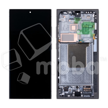Дисплей для Samsung Galaxy S24 Ultra (S928B) модуль с рамкой Черный - OR (SP)