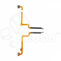 Шлейф для Xiaomi Redmi 13C 4G/Poco C65 (23100RN82L/23129RN51X) сканер отпечатка пальцев Черный