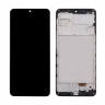 Дисплей для Samsung Galaxy M32 (M325F) модуль с рамкой Черный - (OLED)