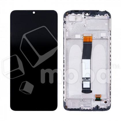 Дисплей для Xiaomi Redmi Poco C40 (220333QPG) модуль с рамкой Черный - OR