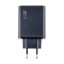 Сетевое зарядное устройство USB/Type-C GaN (65W, QC3.0, PD) Черный