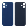 Задняя крышка для iPhone 12 mini (A2399) Синий (стекло, широкий вырез под камеру, логотип)