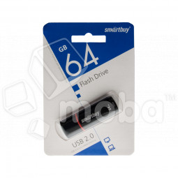 USB-флеш (USB 2.0) 64GB Smartbuy Crown Черный