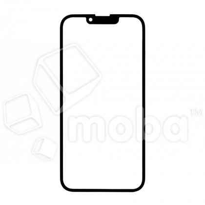 Стекло для переклейки iPhone 13 Pro Max в сборе с OCA пленкой Черный - OR (Mitsubishi)