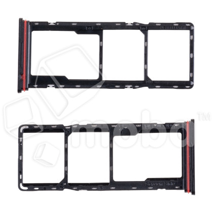 Держатель SIM для Infinix Hot 60 Pro (X6885) Черный