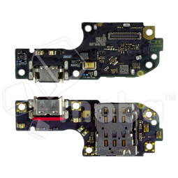 Шлейф для Huawei Nova Y90 (CTR-LX1) плата системный разъем/разъем SIM/микрофон - Премиум