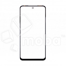 Стекло для переклейки Tecno Pova 4 (LG7n) в сборе с OCA пленкой Черный - OR (Mitsubishi)