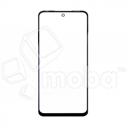 Стекло для переклейки Tecno Pova 4 (LG7n) в сборе с OCA пленкой Черный - OR (Mitsubishi)