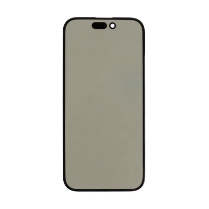 Стекло для переклейки iPhone 15 Pro Max (A3106) с OCA пленкой + поляризационная пленка Черный - (Feaglet)