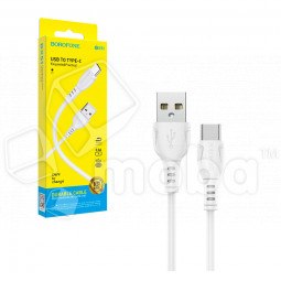 Кабель USB - Type-C Borofone BX51 (3A) Белый