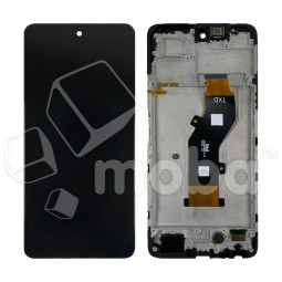 Дисплей для Infinix Hot 50 4G (X6882) модуль с рамкой Черный - OR