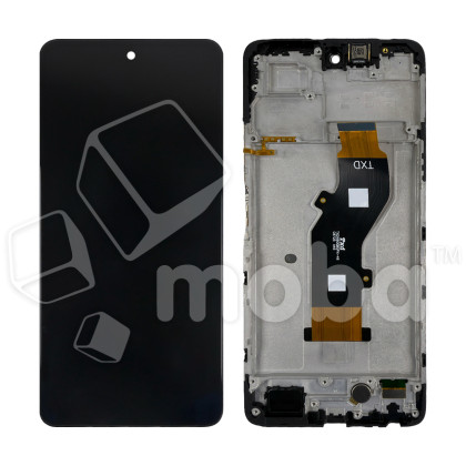 Дисплей для Infinix Hot 50 4G (X6882) модуль с рамкой Черный - OR