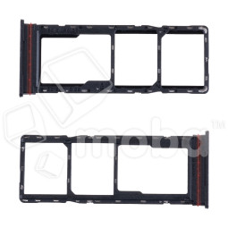 Держатель SIM для Infinix Smart 10 (X6725) Черный