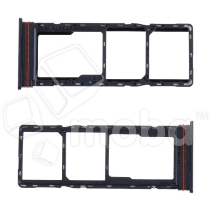 Держатель SIM для Infinix Smart 10 (X6725) Черный