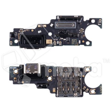 Шлейф для Huawei Honor X7d 4G (LGN-LX1) плата на системный разъем/разъем гарнитуры/микрофон - Премиум