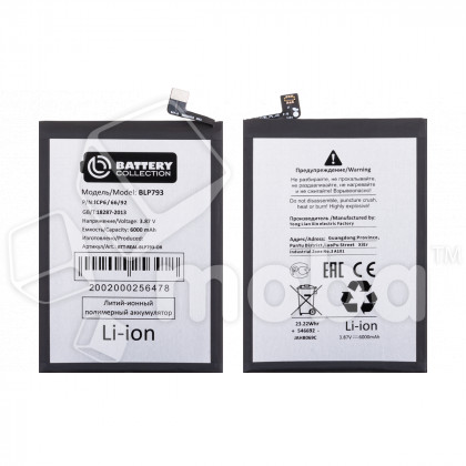 Аккумулятор для Realme C15/C25/C25s/Narzo 30A/50A (BLP793) - Battery Collection (Премиум)