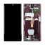Дисплей для Samsung Galaxy S22 Ultra (S908B/S908E/S9080) модуль с рамкой Бордовый - Сервисный Оригинал