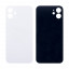 Задняя крышка для iPhone 12 (A2403) Белый (стекло, широкий вырез под камеру, логотип)