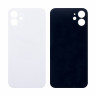 Задняя крышка для iPhone 12 (A2403) Белый (стекло, широкий вырез под камеру, логотип)