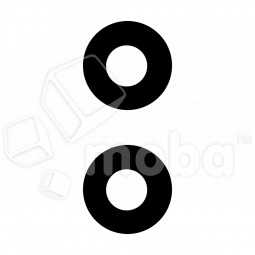 Стекло камеры для Tecno Pova 4 (LG7n) (комплект 2 шт.) Черный