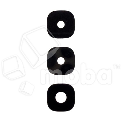 Стекло камеры для Infinix Hot 60i 4G (X6728) (комплект 3 шт.) Черный