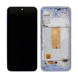 Дисплей для Samsung Galaxy A54 5G (A546E) модуль с рамкой Фиолетовый - Сервисный Оригинал